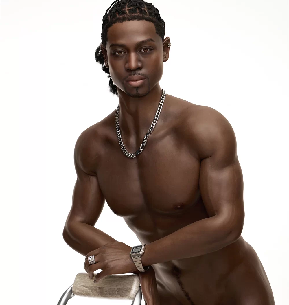 black man male sex doll